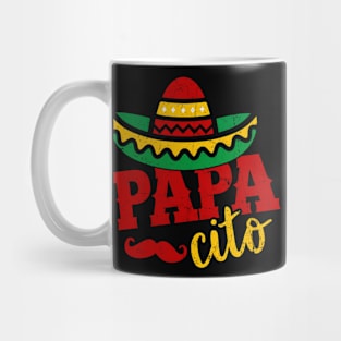 Papacito Family Cinco De Mayo Matchin Couple Mexican Dad Men Mug